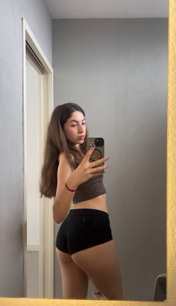 Amber in her underwear in Okayama