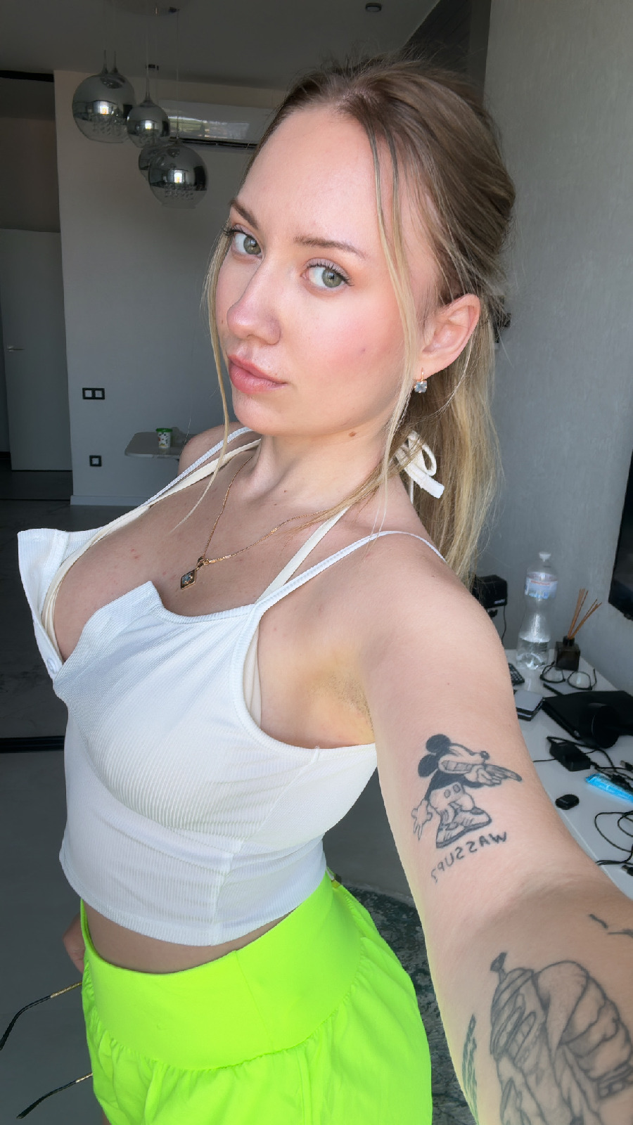 KateV in her underwear in Okayama